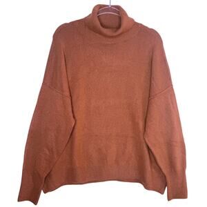 Vince Camuto Long Sleeve Sierra Turtleneck Sweater Size XL Preppy Fall Workwear